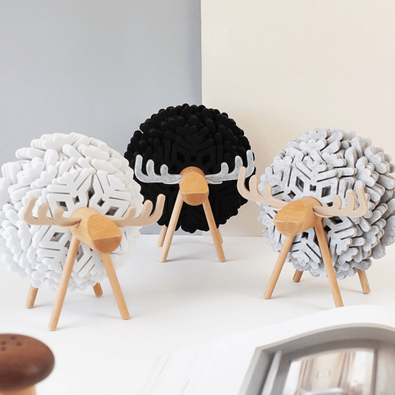 Alma Elk 12-Piece Coaster Set - Lily & Eden