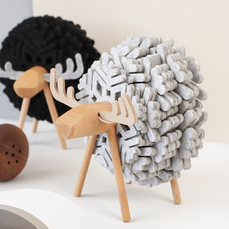 Alma Elk 12-Piece Coaster Set - Lily & Eden