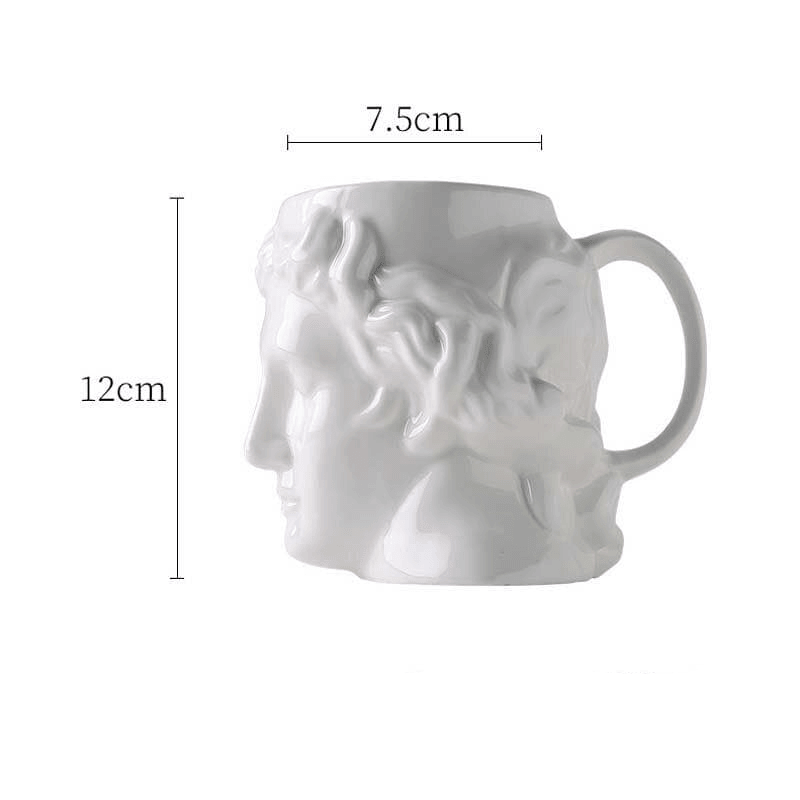 David's Skull Ceramic Porcelain Cup - Lily & Eden