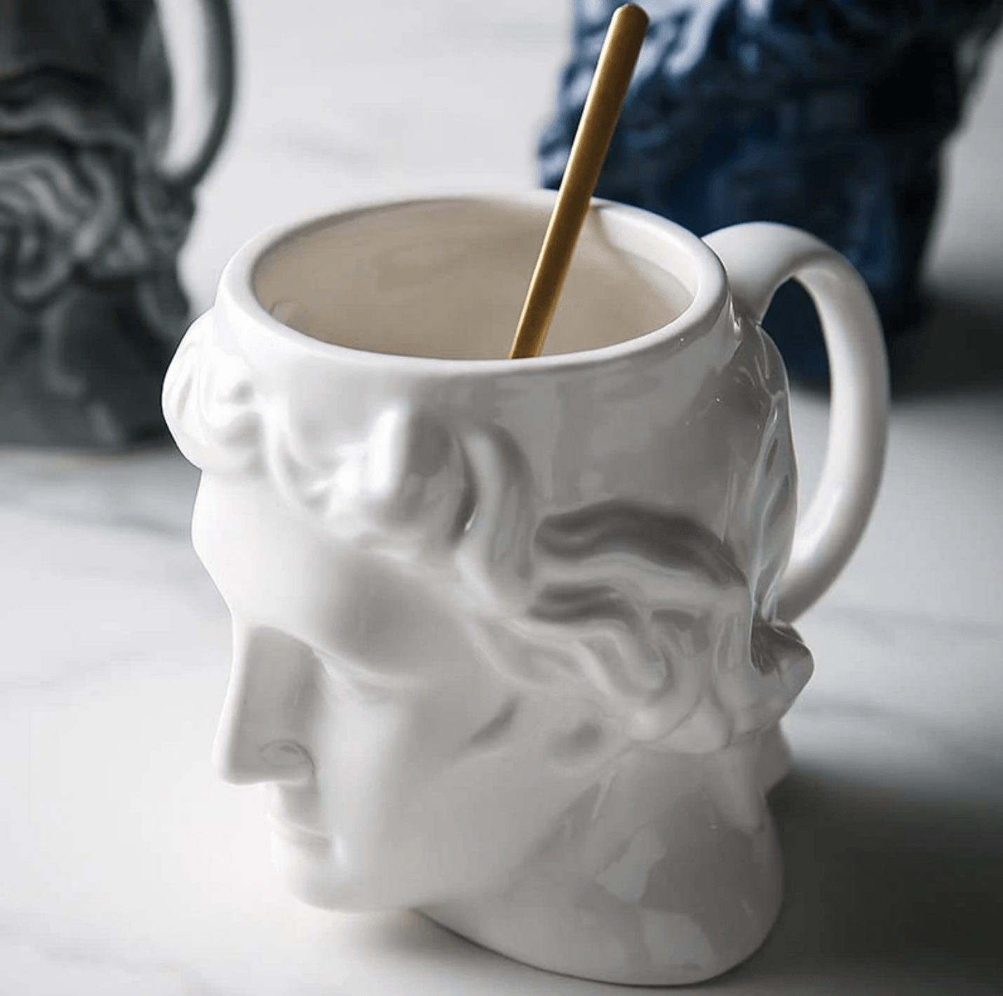 David's Skull Ceramic Porcelain Cup - Lily & Eden