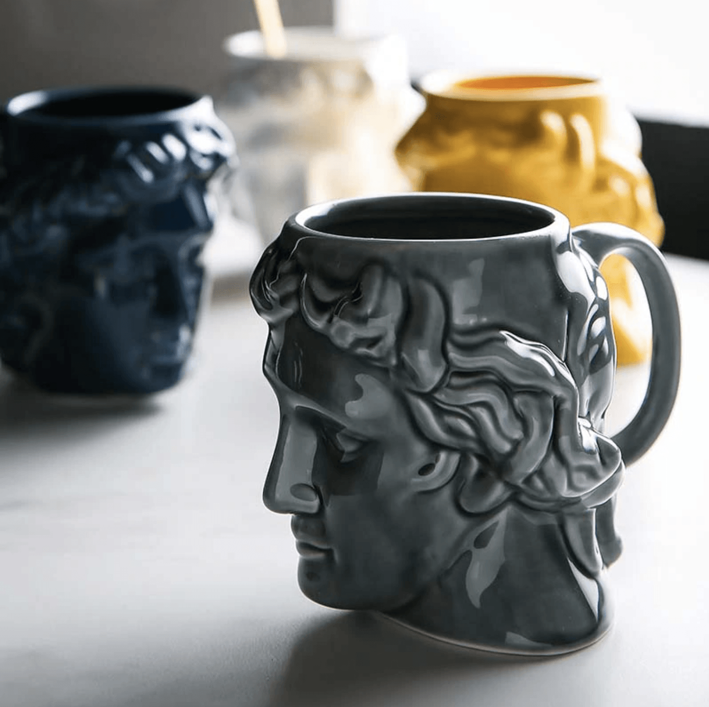 David's Skull Ceramic Porcelain Cup - Lily & Eden