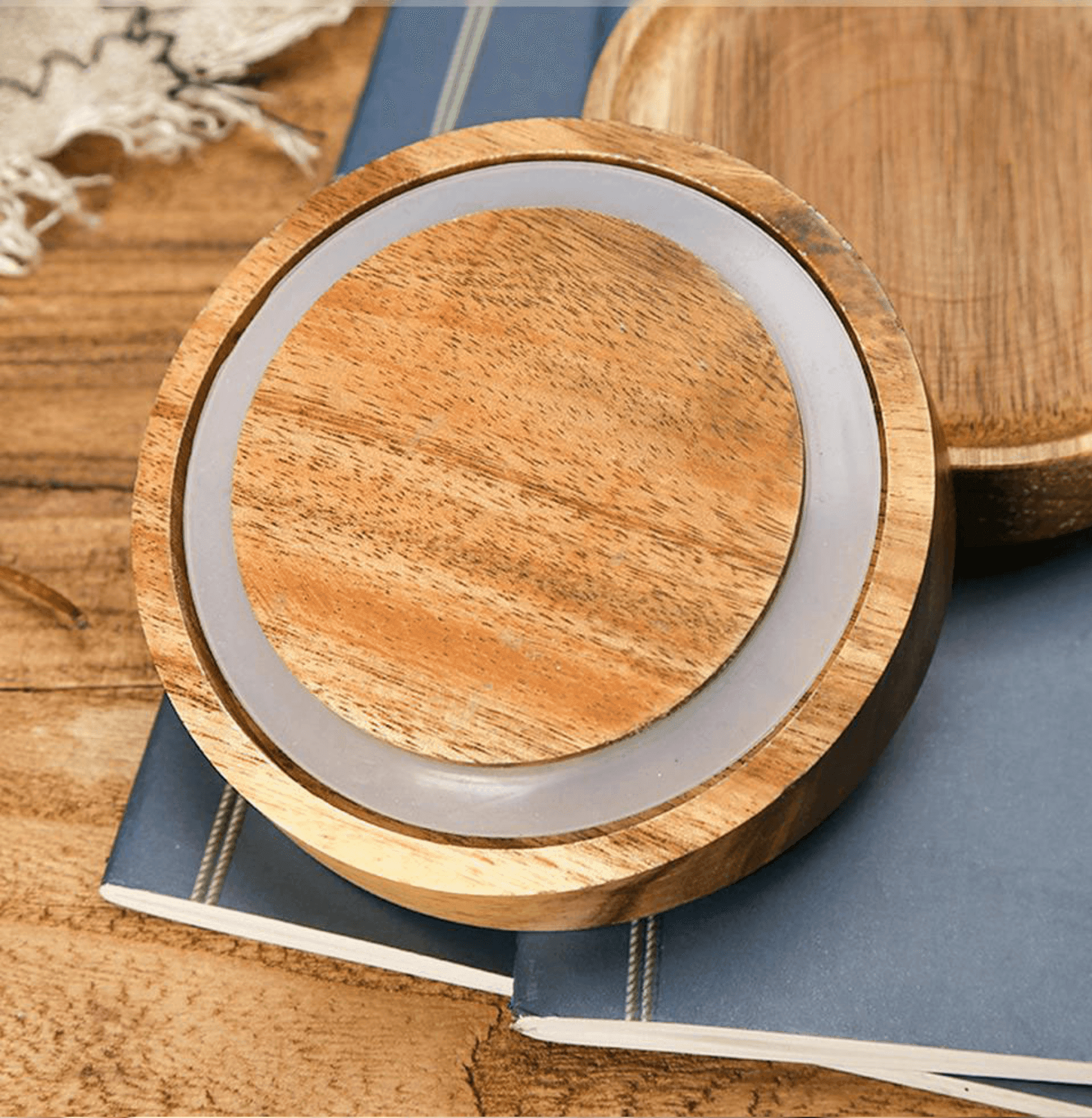 Acacia & Glass Food Storage Bins - Lily & Eden