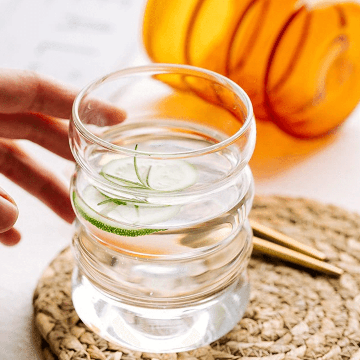 Vibrant Bubble Glass Beverage Cups - Lily & Eden