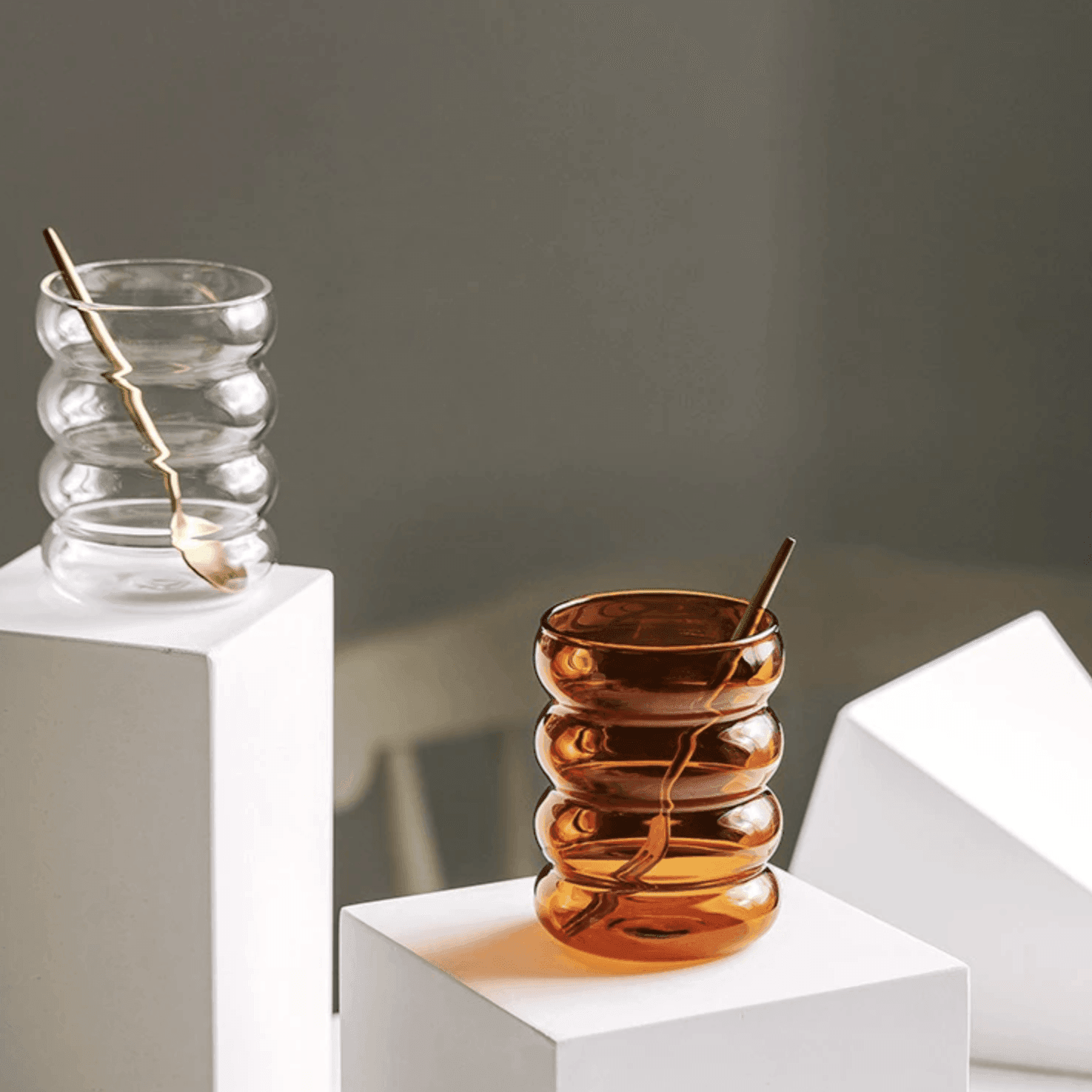 Vibrant Bubble Glass Beverage Cups - Lily & Eden