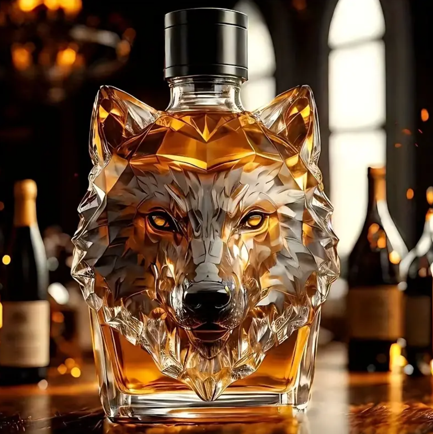 Spirit Wolf Decanter