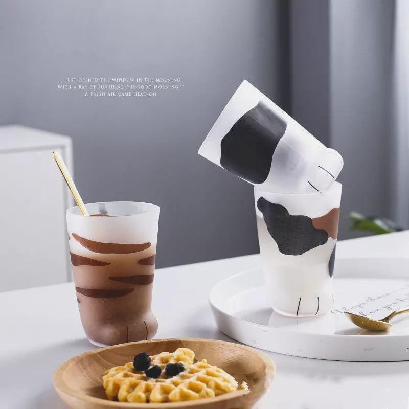 Feline Paw Glass Cups - Lily & Eden