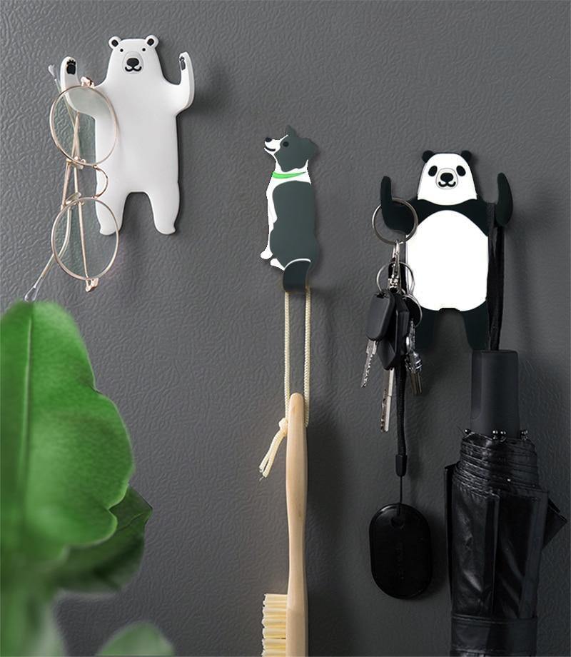 Adhesive Animal Hooks for Fridge and Wall - Lily & Eden