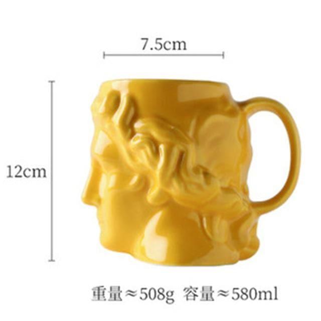 David's Skull Ceramic Porcelain Cup - Lily & Eden