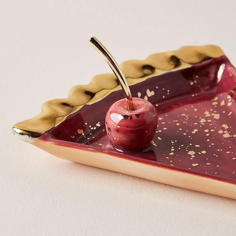 Cherry Pie & Apple Ceramic Platter - Lily & Eden