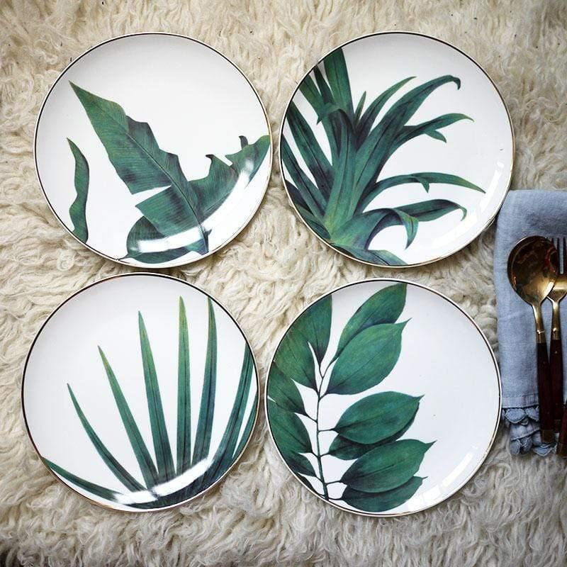 Tropical Ceramic Dishware - Lily & Eden