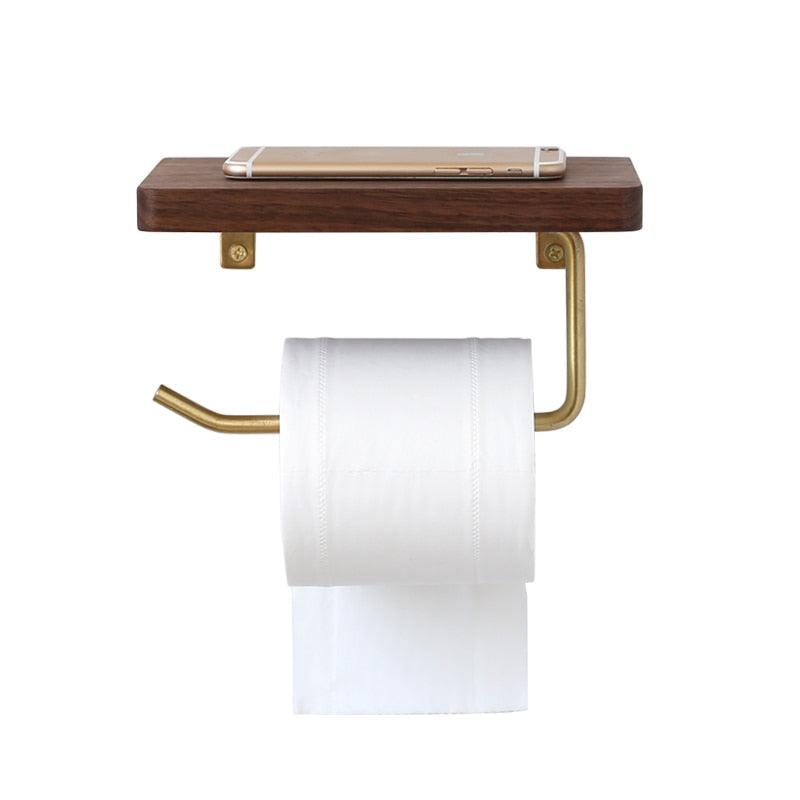Versatile Wooden Toilet Roll Organizer - Lily & Eden