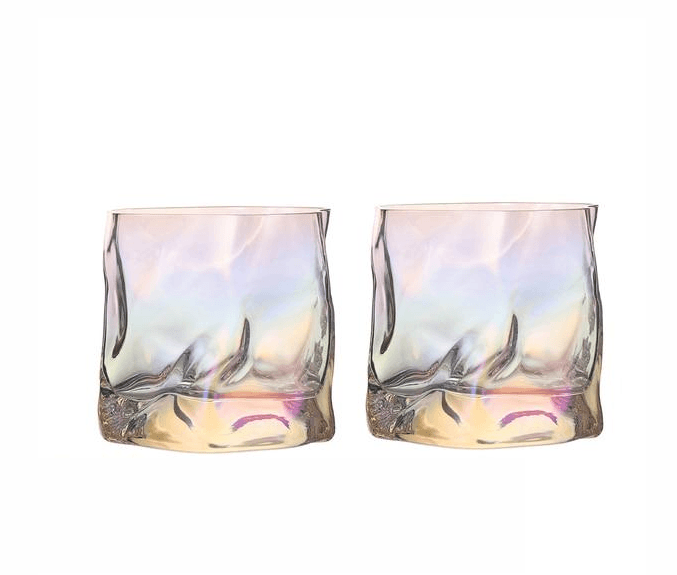 Transform Texture Whiskey Glass Duo - Lily & Eden