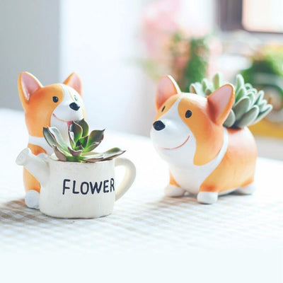 Corgi Plant Holder - Lily & Eden