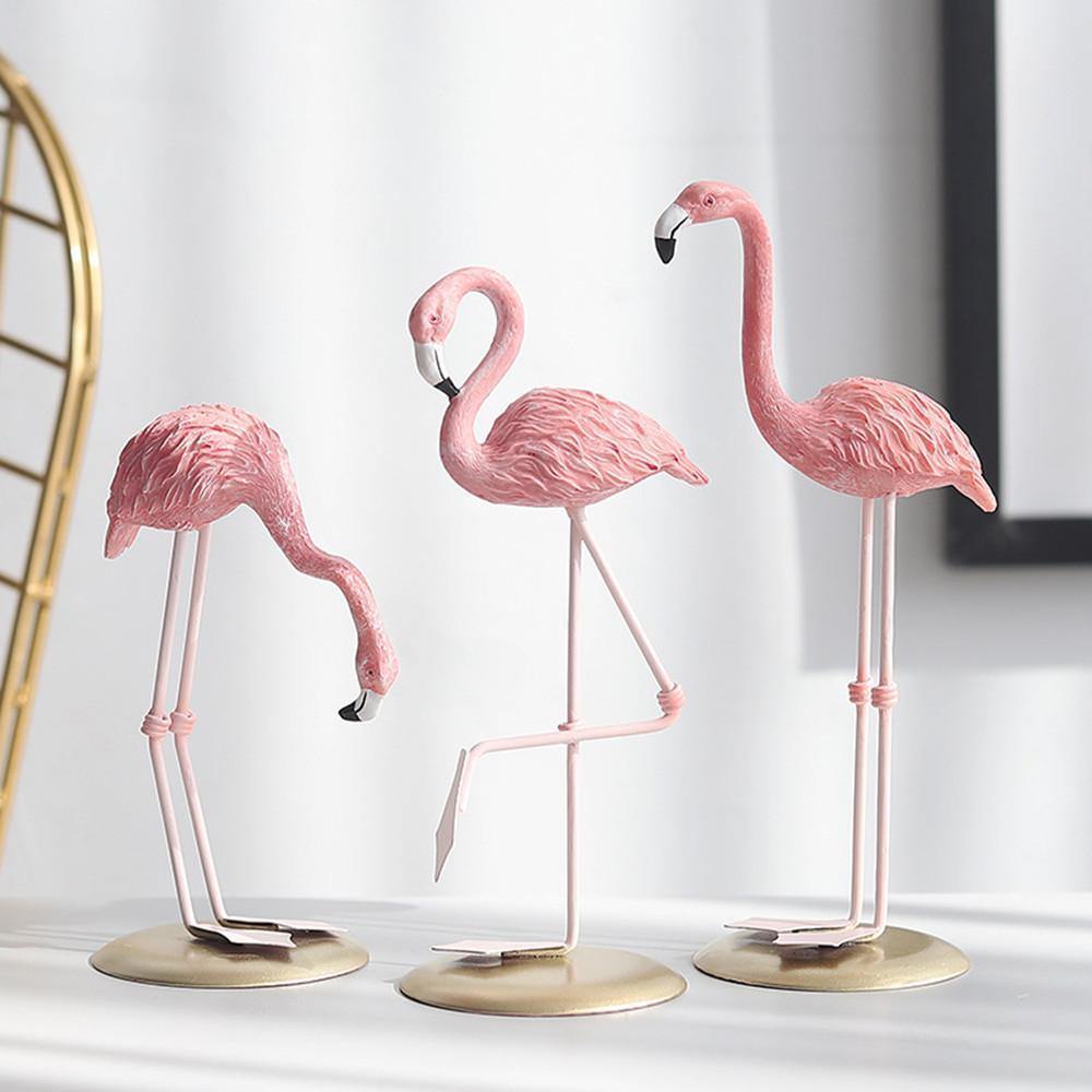 Exotic Flamingo Statuettes - Lily & Eden