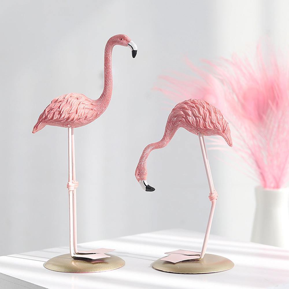 Exotic Flamingo Statuettes - Lily & Eden