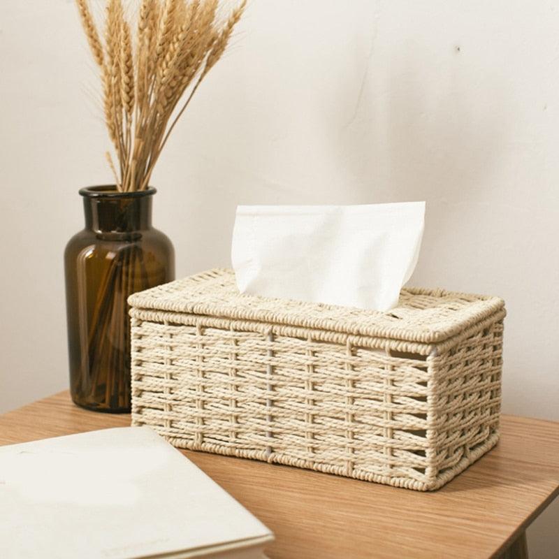 Wicker Tissue Holder - Lily & Eden
