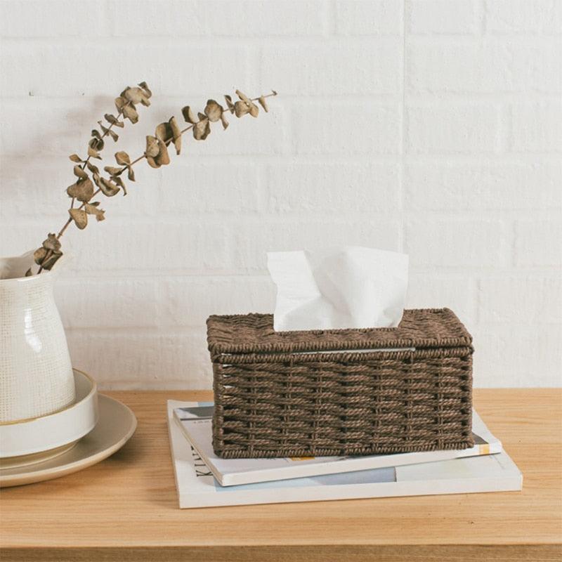 Wicker Tissue Holder - Lily & Eden
