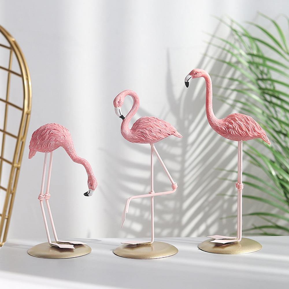 Exotic Flamingo Statuettes - Lily & Eden