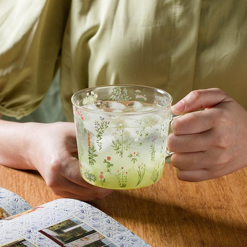 Flora Glass Tumbler + Glass - Lily & Eden
