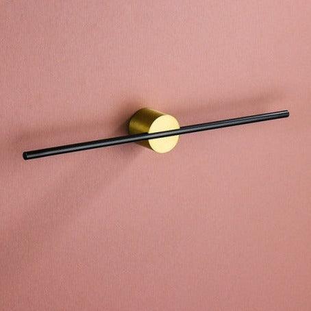 Kyler Modern Metal Towel Bar Small / Gold / Black | Lily & Eden