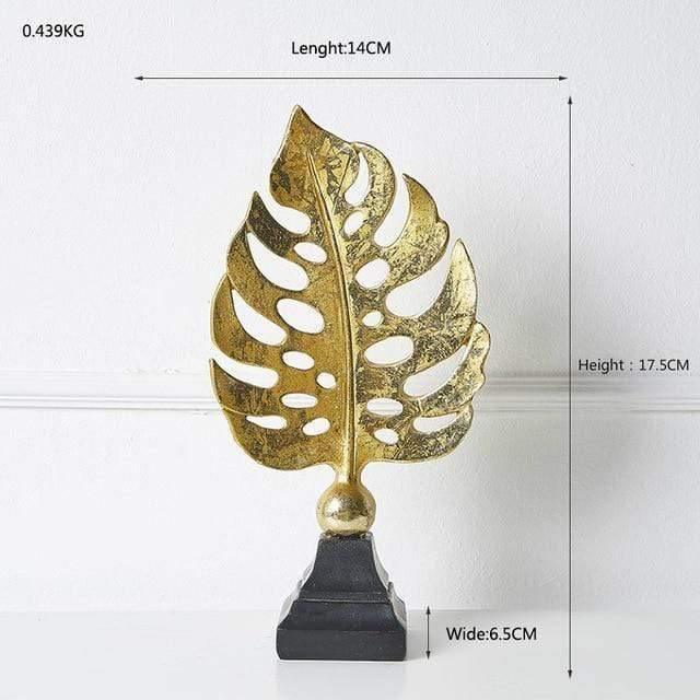Foliage Decor Statue Figurines Turtle Leaf | Lily & Eden